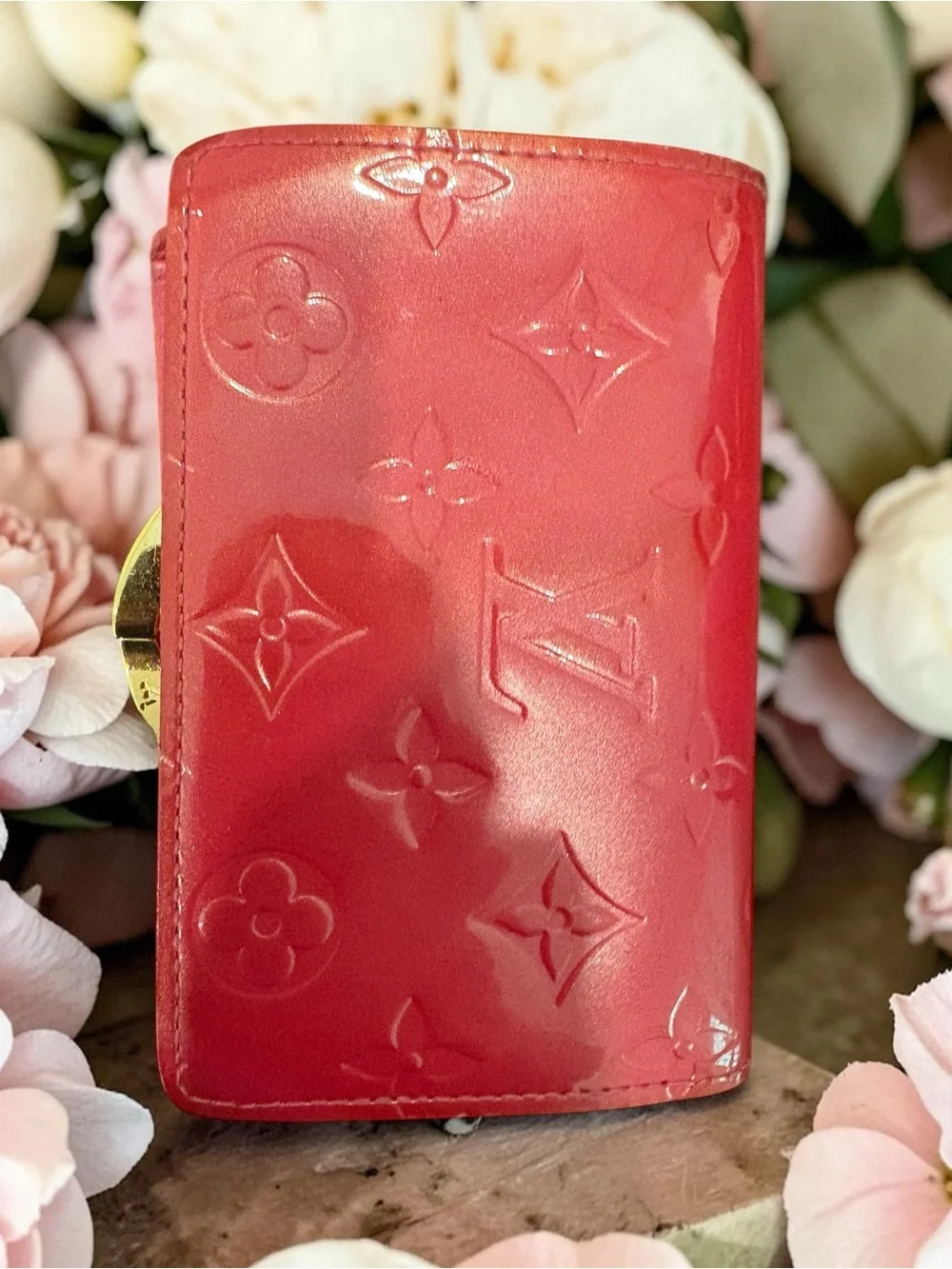 Louis Vuitton Pink Vernis Women's Wallet Kisslock - Picture 3 of 6